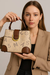 Fashionable Floral Print Barrel Bag, Versatile Handbag, Shoulder Bag And Crossbody Bag